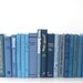 Blue Shades Library Filler 18 Book Collection Interior Design Blue Decor