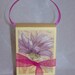 Hand Sanitizer Holder with flowers and Happy Easter