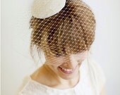 Lace Veil Head Piece - RESERVED for Abby - wedding day bridal accessory