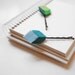 pixels bobby pins - color block clips ,geometric accessories,set of 4 ,green, blue, yellow and gray.