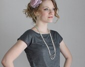 Ellis top - charcoal, silver knit tee