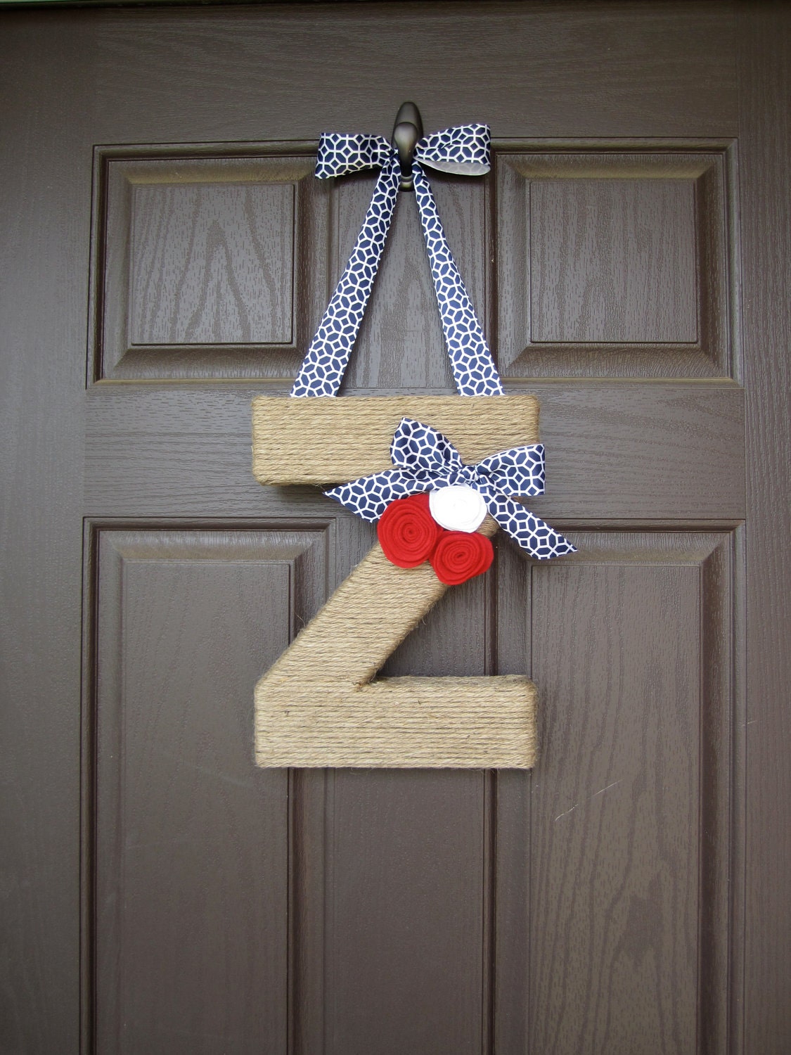 Americana Monogram Wreath