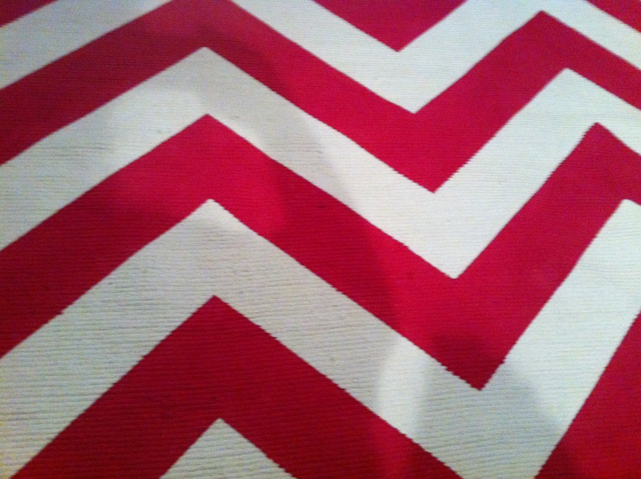 Pink 5x7 Chevron Rug