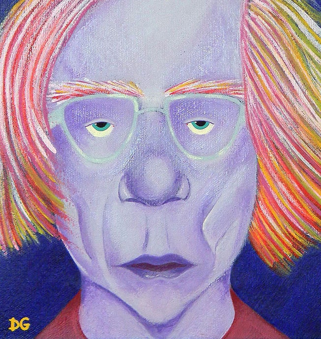 Original 8 x 10 Painting - SUPERSTAR TAXIDERMIST - Acrylic on Canvas - Framed Portrait