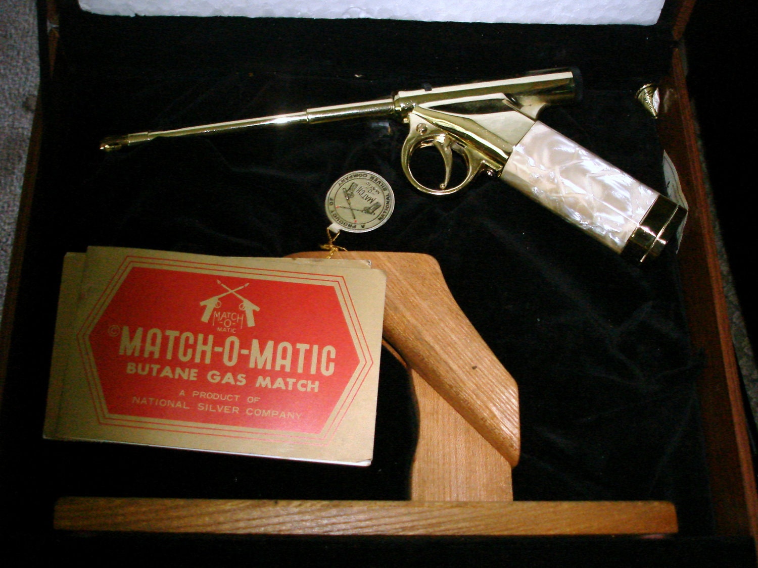 Match O Matic gun shaped butane lighter James Bond by Nickadizzy