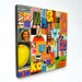 Sign of the Times vintage typography ORIGINAL COLLAGE ART by Elizabeth Rosen