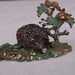 Vintage Miniature Figurine Pewter Hedgehog,Vintage Figurine, Vintage Miniature Figurine, UK Seller