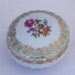 Vintage Porcelain Trinket Box, Dresden Trinket, Box, German Trinket box