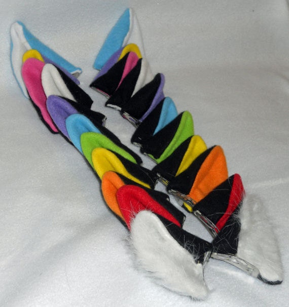 Cat Ear Clips Choose your Clip by PakajunaTufty on Etsy