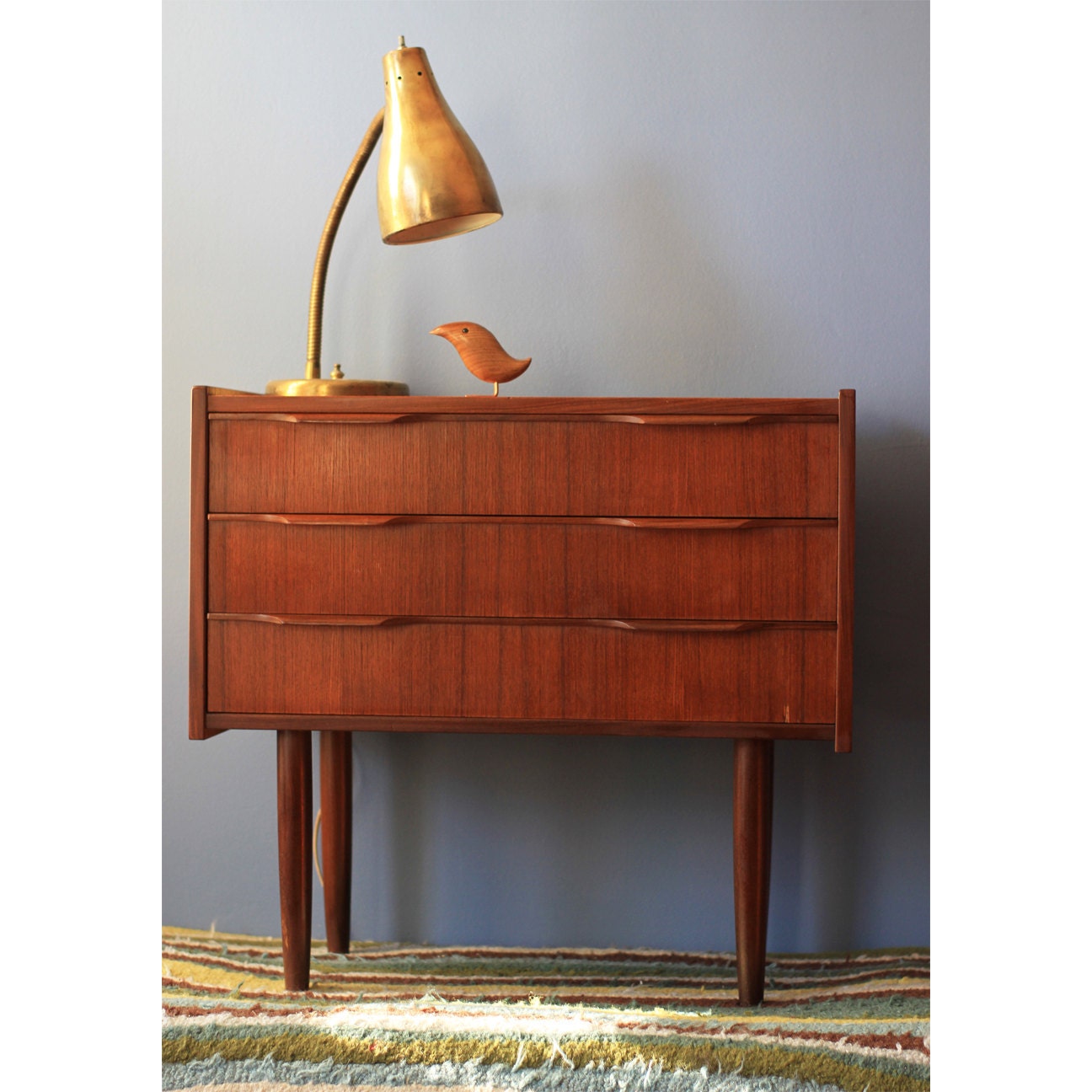 RESERVED FOR ASA3P --- Danish Modern Side Table - Mini Dresser