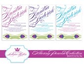 Peacock Collection - Printable Invitation