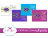 Peacock Collection - Printable Save the Date