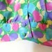 70s or 80s Pastel Shirt, Blouse, Top - xs, small, medium, large