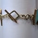 Sterling Silver and TURQUOISE Bracelet, Vintage Collectors Item, FREE U S A Shipping