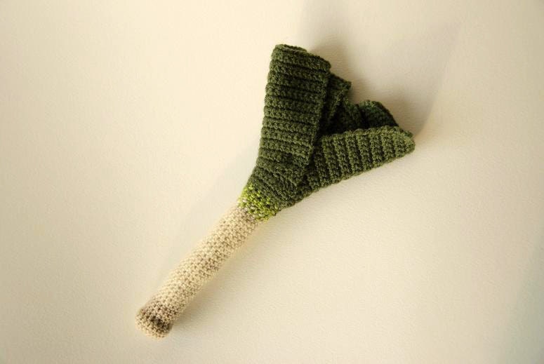 Leek Vegetable Play Kitchen Food Toy Amigurumi Kawaii CROCHET PATTERN No.35
