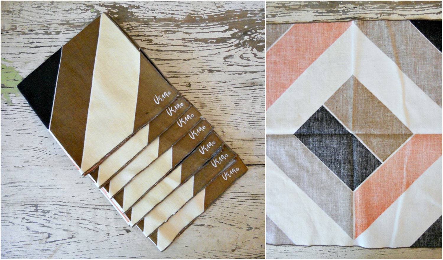 Vintage Vera Neumann Retro Napkins - Set of 7