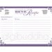 Recipe Card Bridal Shower Purple Floral 5x7 4x6 3x5 DIY Printable or Printed Fill-In Recipe Card Retro Flowers - Priscilla Style