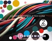 Bulk Pack - 10 colors - 2 meters long each - You choose the colors