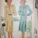 Vintage 1946 McCall Misses' Women's Plus Dress Pattern 6529 Size 42 (42" Bust)