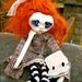 Weird Art Doll Attic Girl Sabine