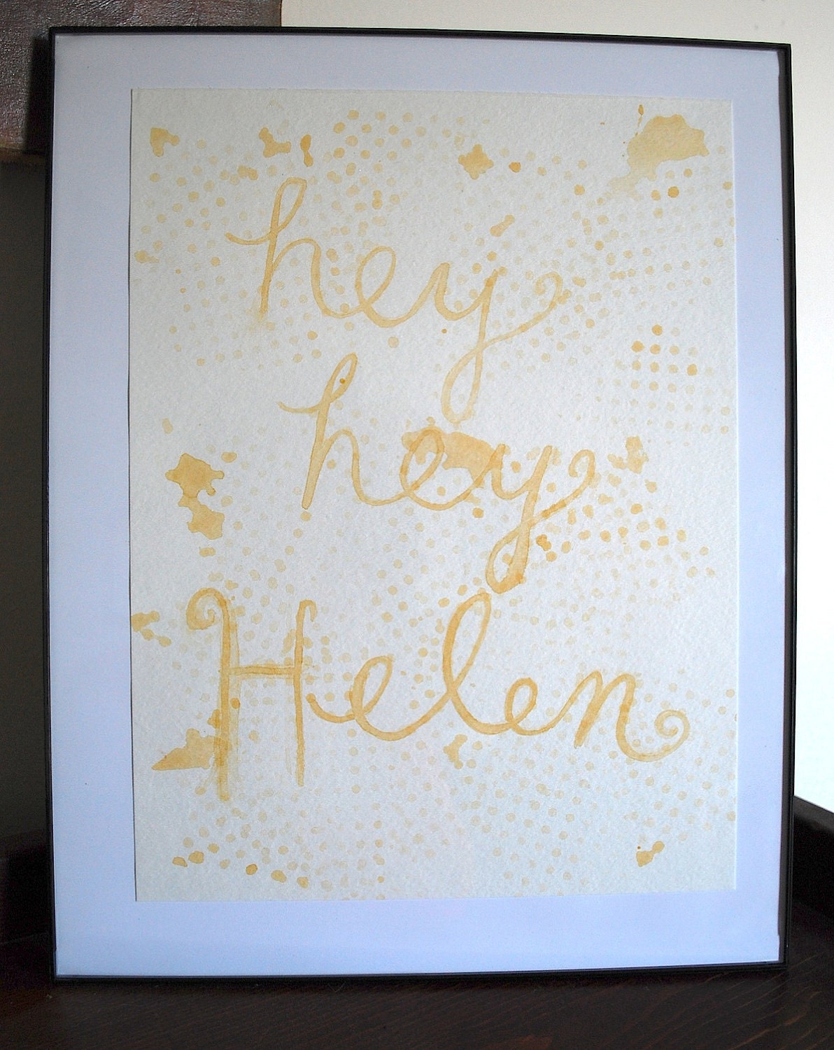 Watercolor Music Series- Hey Hey Helen