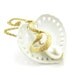 Vintage Pearl Swirl Necklace Gold Chain & Large Pendant