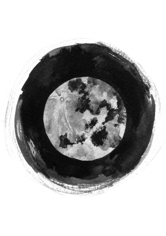 The Moon Original Illustration