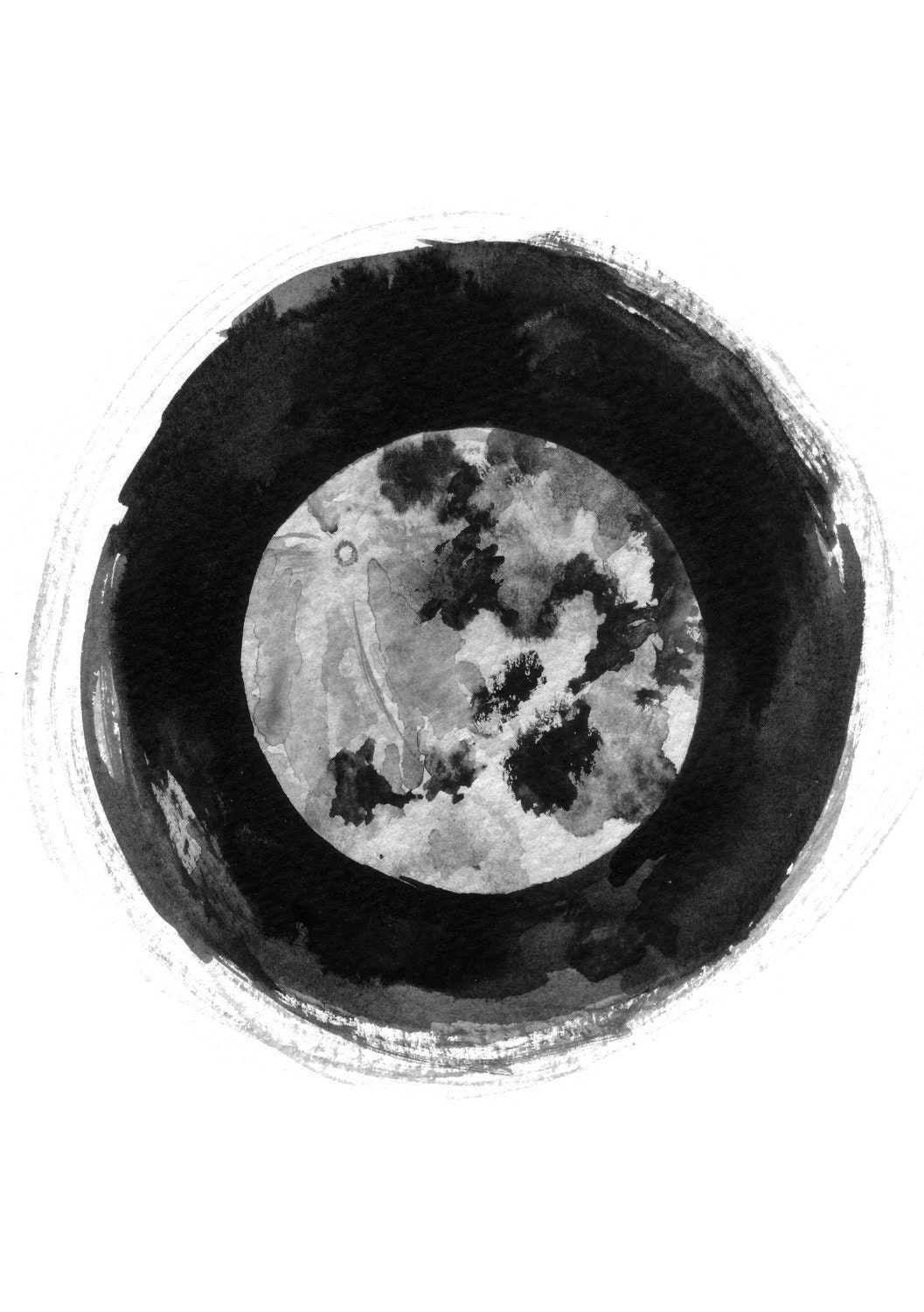 The Moon Original Illustration