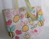 Bumblebee and Flower Children's purse