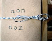 Five 1-dozen bags: 2 pecan, 3 classic vanilla handmade organic fleur de sel caramels