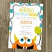 Monster Birthday Party Invitation