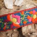 Vintage Textile Cuff Handmade With Hmong Embroidery