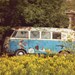 Hippie Bus 8x10 Fine Art Photography Peace Love VW Volkswagon Vintage Home Decor Wall Art