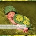 Turtle outfit for a newborn