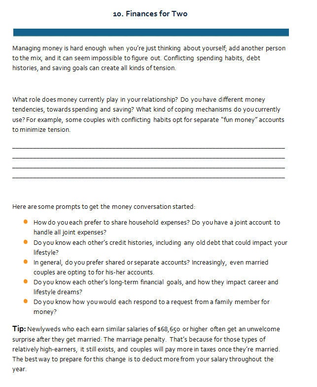 Money Planner (printable)