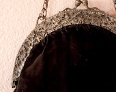 Edwardian Velvet Hand Bag