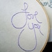 Love you embroidery hoop - 6 inch