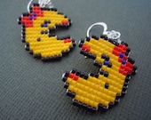 Mrs. Pacman Pixel Earrings