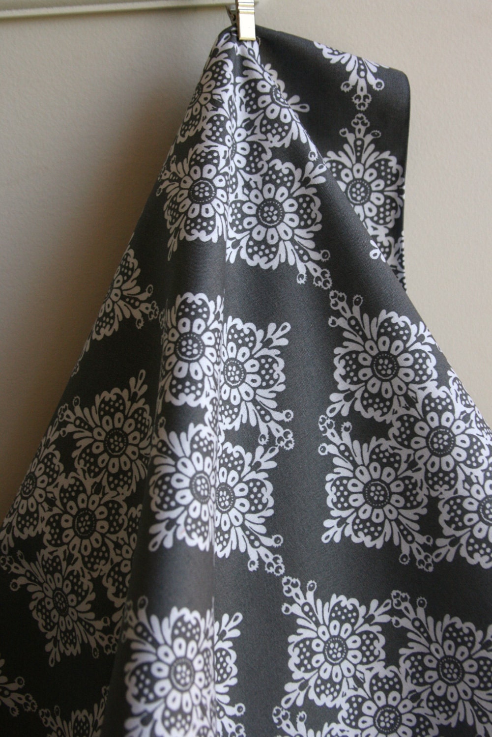 Linda Lace in Grey from Michael Miller Fabrics - ONE YARD