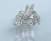 Sterling Silver Fairy/Garden Ring - Beautiful - NEW