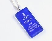 Doctor who jewelry dalek Necklace Keep Calm Exterminate Dalek Jewellery, Doctor Who Pendant, Doctor Who Jewellery  tardis