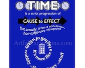 Doctor Who mouse pad timey Wimey Wibbly Wobbly  Dr Who print Quote TARDIS Geek dr who fan gift idea