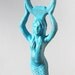 Cast Iron Mermaid Caribbean Blue Distressed by SEASTYLE