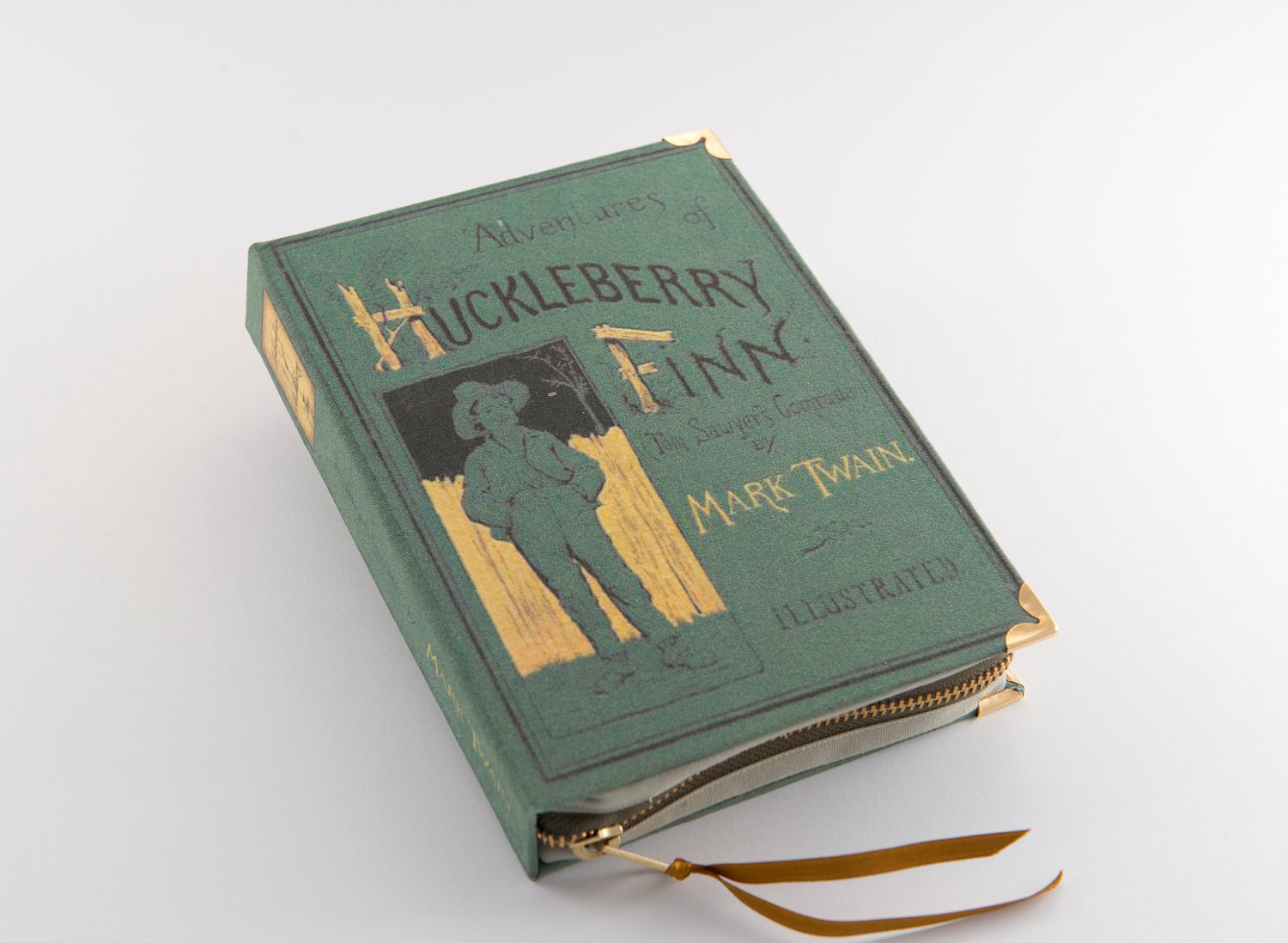 Mark Twain Huckleberry Finn book Clutch