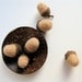 Decorative Needle Felted Acorns - Brown