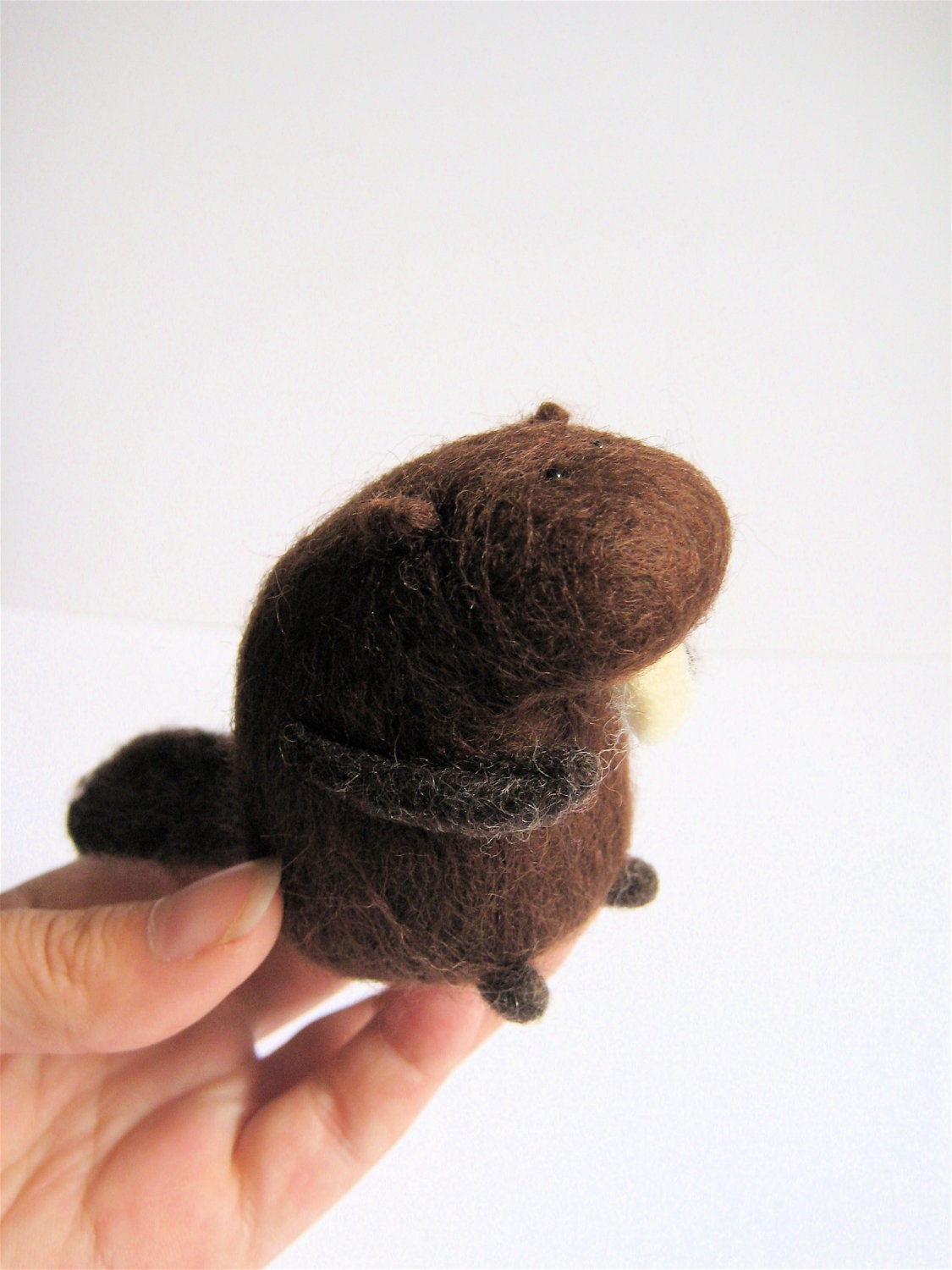 Felt Beaver - Cute Needle Felted Animal
