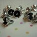 Flower charm Tibetan silver x14