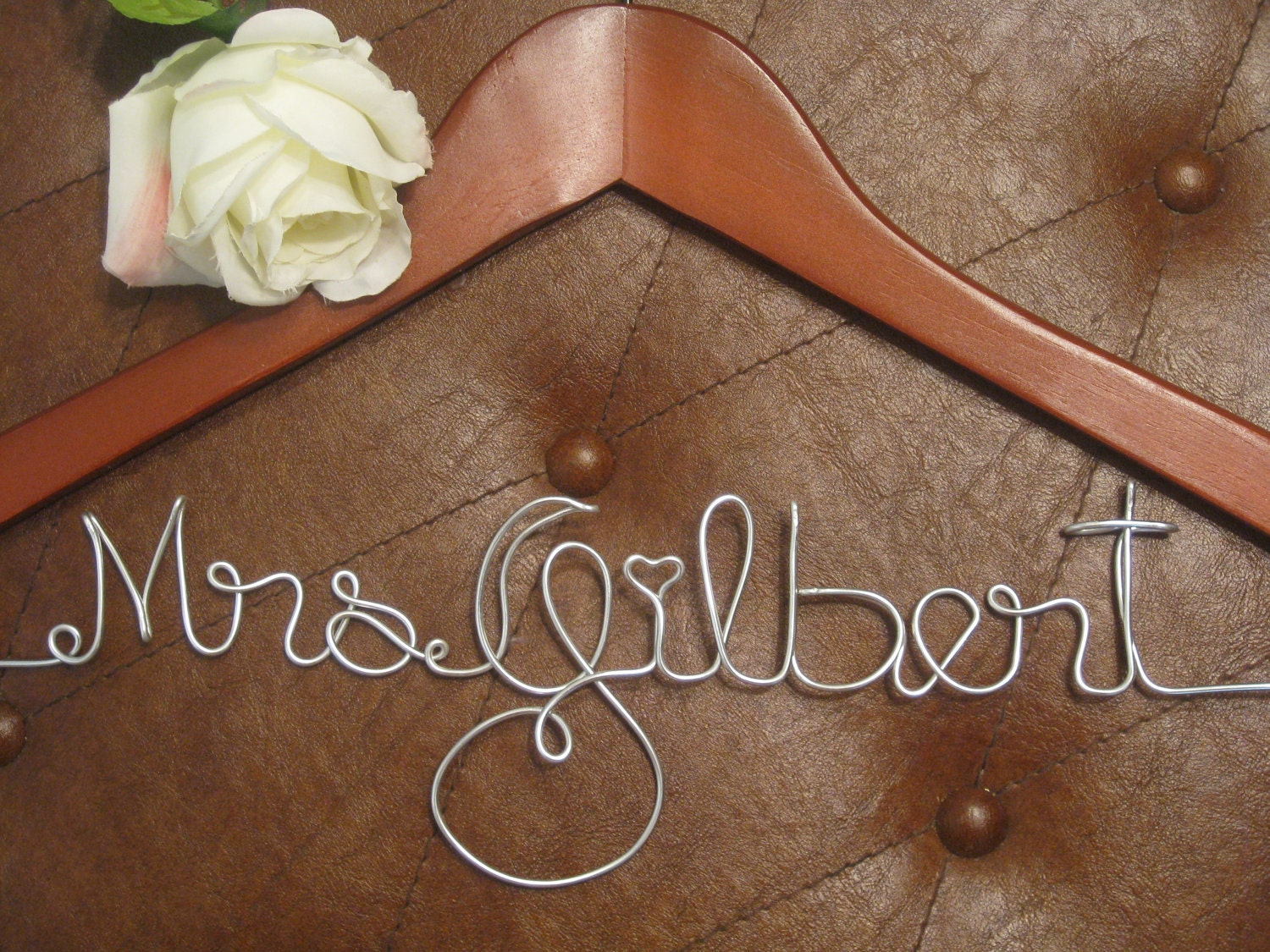 Personalized wedding dress hanger, bride hanger, wedding dress hanger, bridesmaid, gift