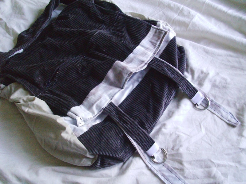 Cloudy Skies knitting project bag, extra roomy