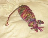 Rainbow Knit Catnip Mouse